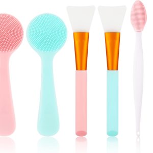 6 piezas de herramienta exfoliante para el cuidado de la piel, cepillo exfoliante de silicona para la cara, cepillo exfoliante facial para todo tipo 6 piezas de herramienta exfoliante para el cuidado de la piel, cepillo exfoliante de silicona para la cara, cepillo exfoliante facial para todo tipo