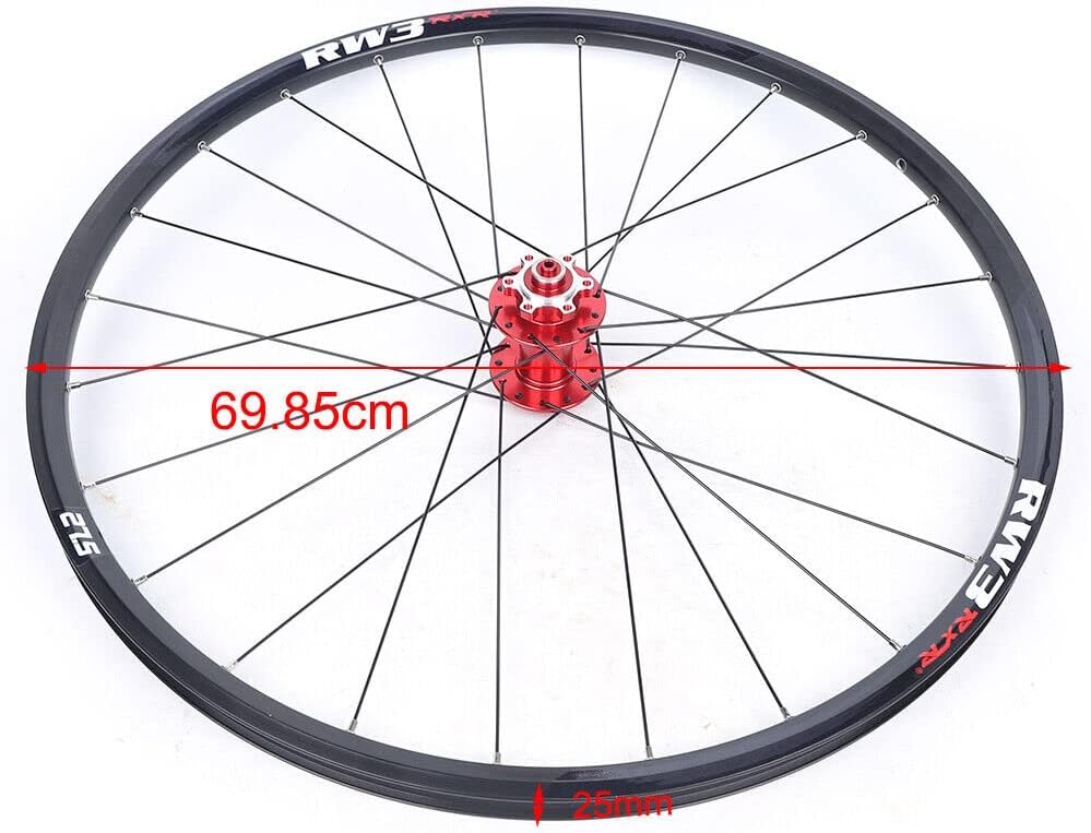 Juego de ruedas MTB de 27.5 pulgadas, disco de bicicleta MTB delantero y trasero, cubo de 891011 velocidades, 120 anillos, adecuado para ruedas de