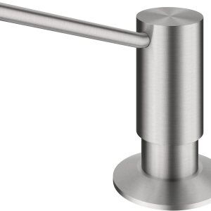 KRAUS Dispensador de jabón y loción de cocina en acero inoxidable sin manchas, KSD-41SFS KRAUS Dispensador de jabón y loción de cocina en acero inoxidable sin manchas, KSD-41SFS
