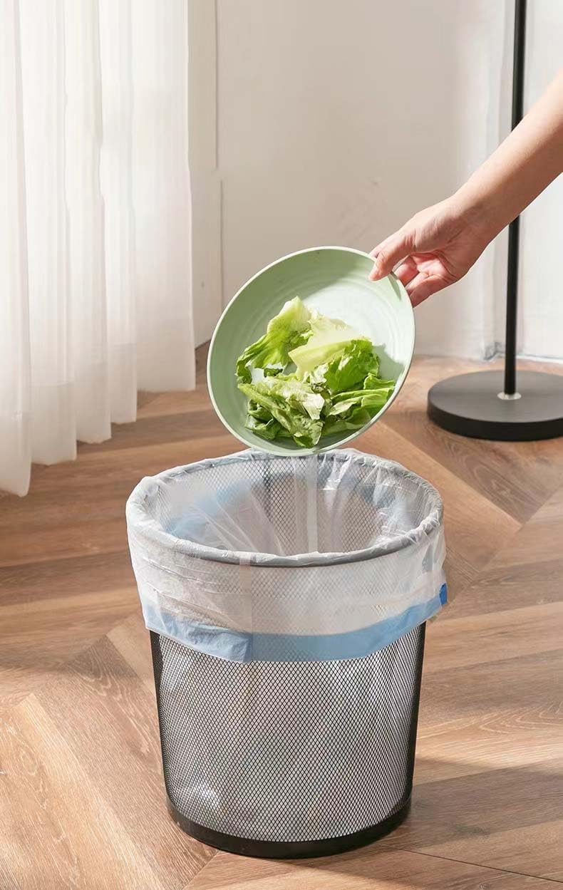 Bolsa de basura con cordón de 4 galones, bolsas de basura pequeñas sin perfume, bolsas de basura para baño, bolsas de basura para cocina, a granel,