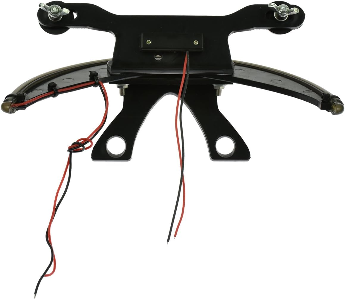 HDBUBALUS Soporte de luz trasera de lente ahumada ámbar LED Fender para Victory Vegas 2003-2017