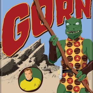 Ata-Boy Star Trek Gorn – Imán de 2.5 x 3.5 pulgadas para refrigeradores y casilleros Ata-Boy Star Trek Gorn – Imán de 2.5 x 3.5 pulgadas para refrigeradores y casilleros