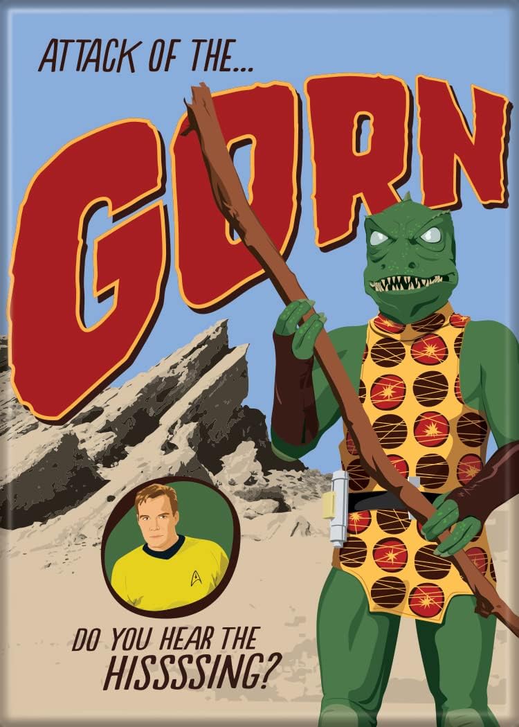 Ata-Boy Star Trek Gorn – Imán de 2.5 x 3.5 pulgadas para refrigeradores y casilleros