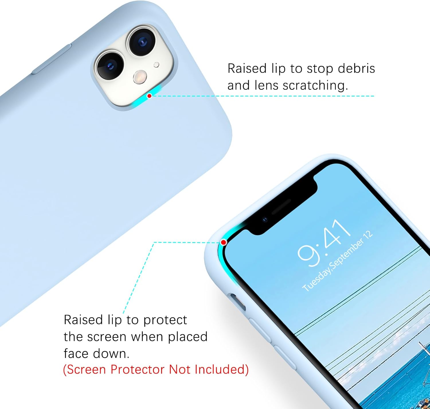 BENTOBEN Funda magnética para iPhone 11 compatible con Magsafe Funda delgada de silicona suave de goma a prueba de golpes, forro de microfibra,