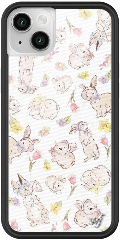 Wildflower Carcasas – Compatible con Apple iPhone 1314  Protector negro parachoques, certificado de prueba de caídas de 4 pies, pequeña empresa