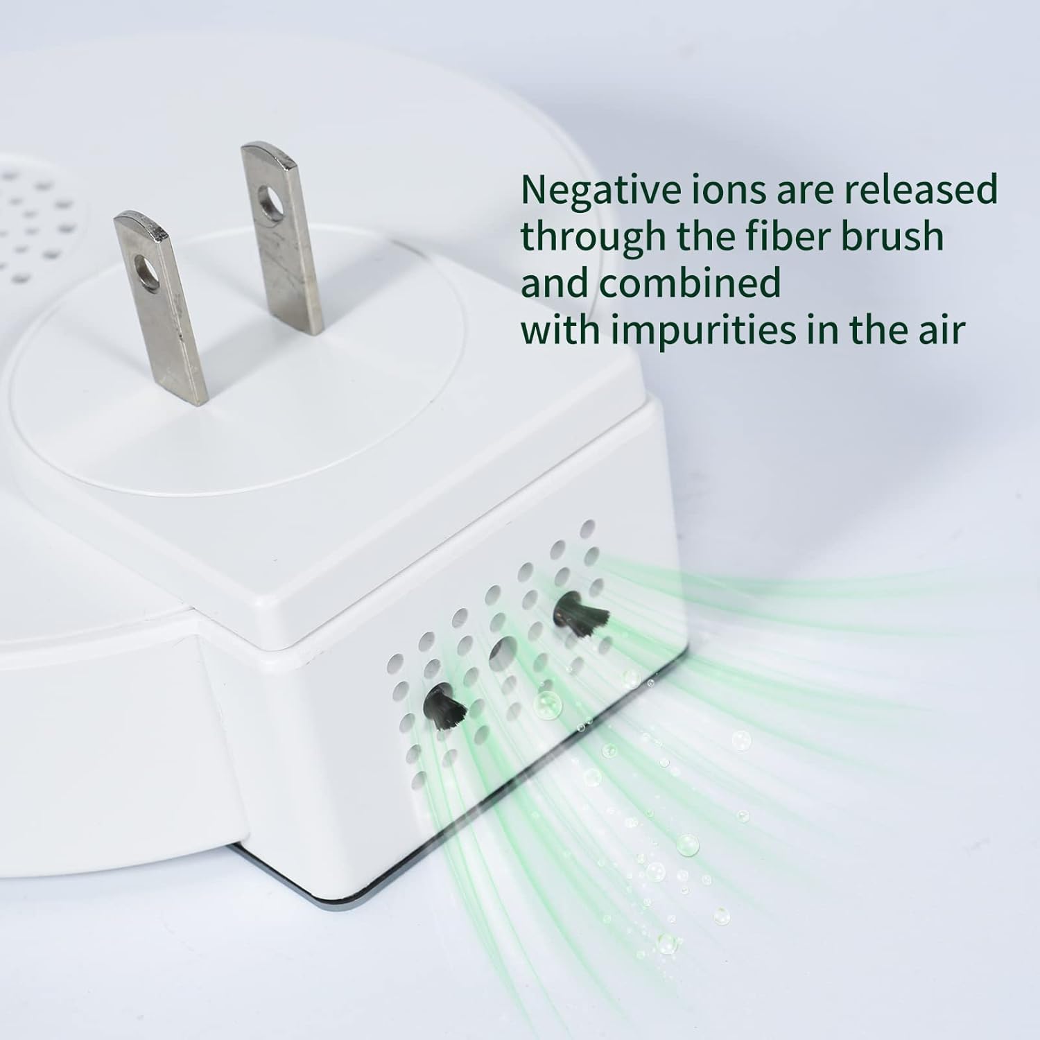Enchufe de iones negativos, generador de iones negativos portátil para el hogar, aniones para habitaciones con olor y humo, generalmente se utiliza