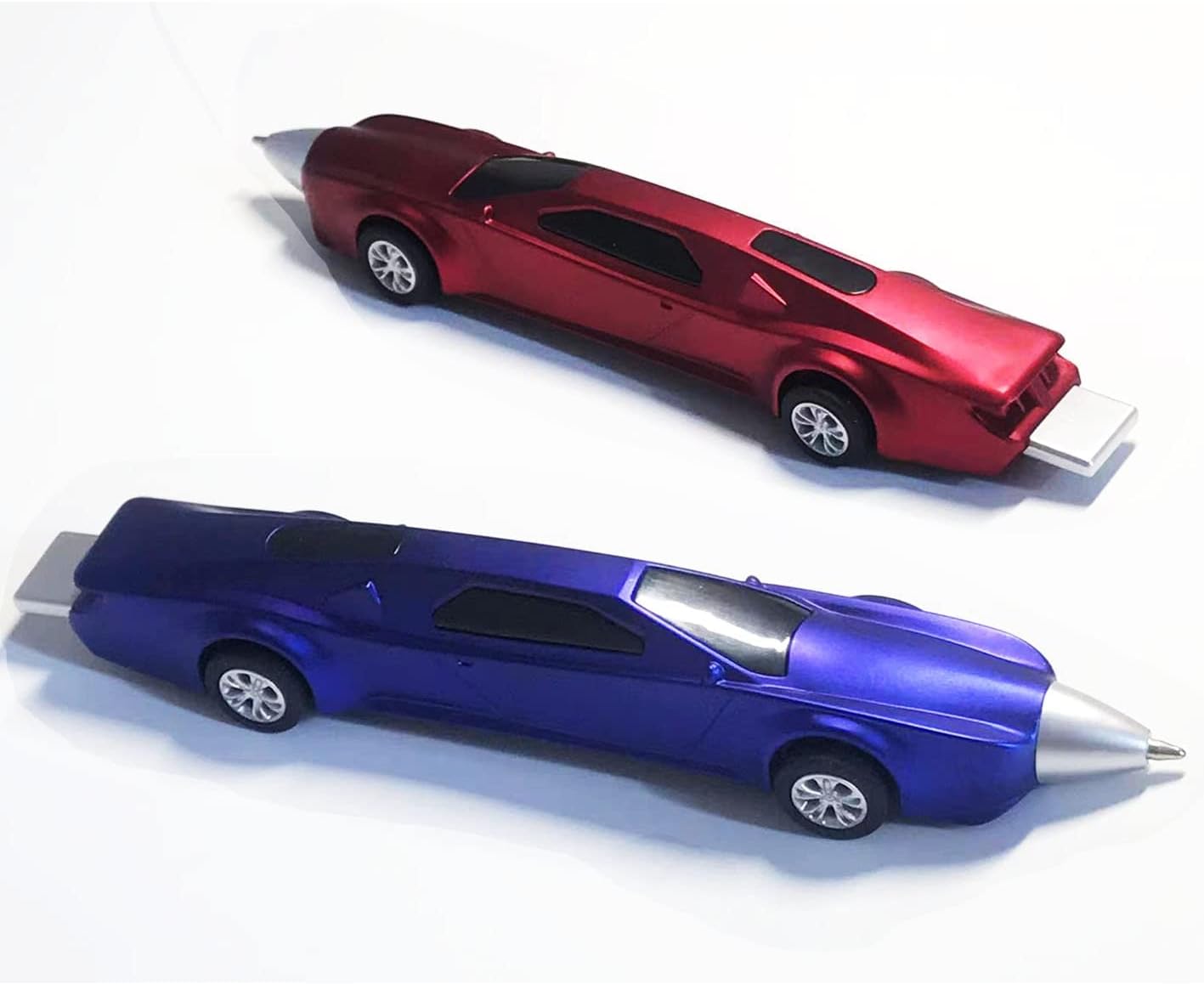 YJGMY Bolígrafos divertidos para niños, bolígrafos novedosos, suministros escolares, bolígrafos geniales para adolescentes, autos de carreras,