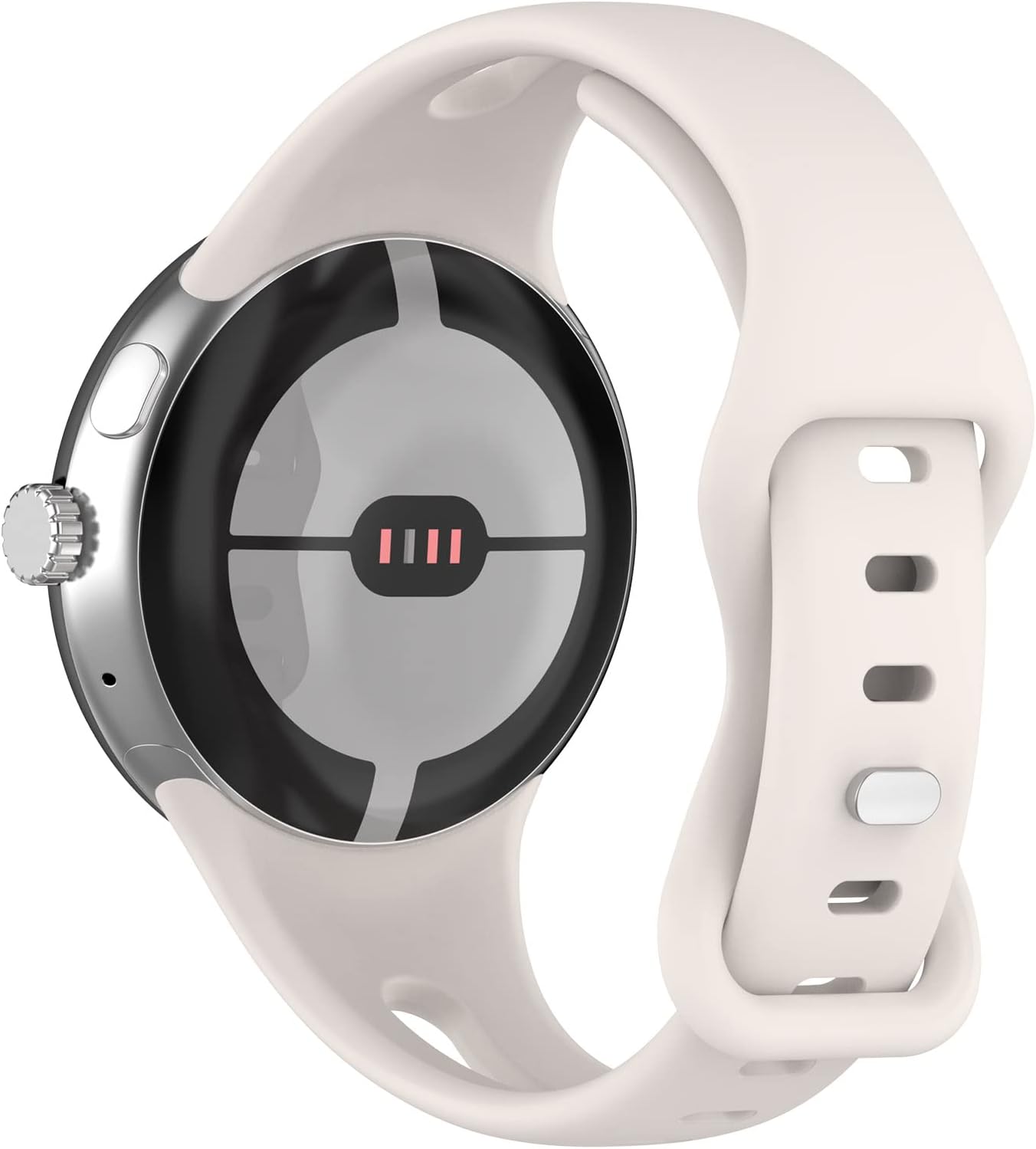 Paquete de 6 correas diseñadas para Google Pixel Watch, de silicona, transpirable, suave, delgada, deportiva, accesorio para relojes Pixel
