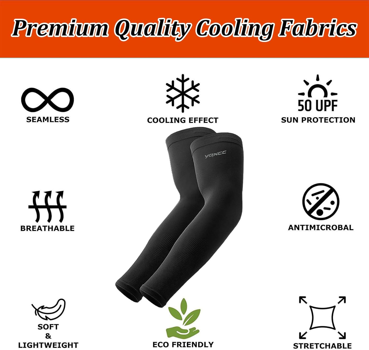 YQXCC 4 pares de mangas de protección solar UV para brazos, cubierta de tatuaje, manga de brazo de baloncesto UPF 50, enfriamiento para hombres y