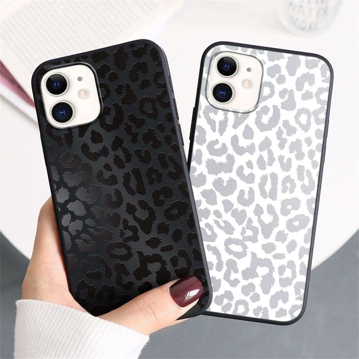 Paquete de 2 fundas de teléfono para Samsung Galaxy S22 Ultra 5G de 6.8 pulgadas, diseño de leopardo de lujo, silicona suave, TPU a prueba de