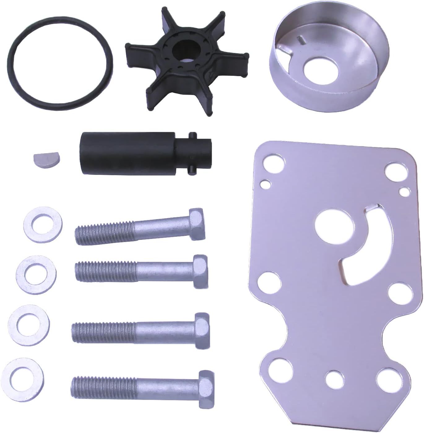 Motor de barco 69G-W0078-00 69G-W0078-01 69G-W0078-02 Kit de reparación de bomba de agua para Yamaha 8HP 9.9HP T8D T8E T8P T9.9G T9.9L T9.9X motor