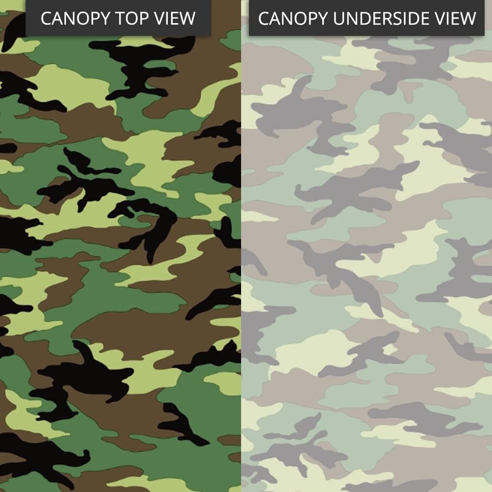 Garden Winds Toldo de repuesto para glorieta Allen Roth de 10 x 12 pulgadas, estándar 350, color verde camuflaje, no es compatible con el modelo