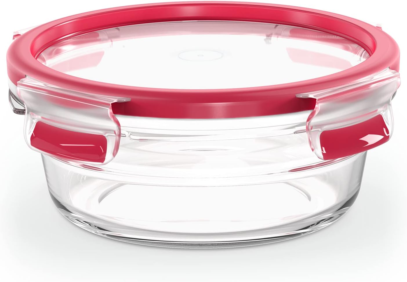 Tefal Masterseal N1040310 – Recipiente redondo para alimentos, 0,6 L, almacenamiento de alimentos, apilable, apto para horno y congelador, N1040310,