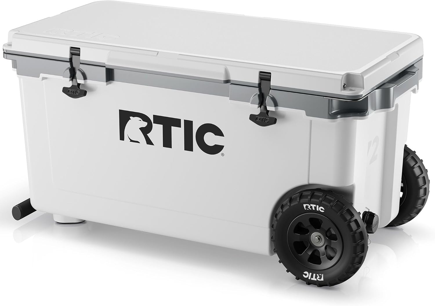 RTIC Enfriador de ruedas ultraligero de 72 cuartos de galón, con aislamiento duro, portátil, para playa, bebidas, bebidas, campamento, picnic,