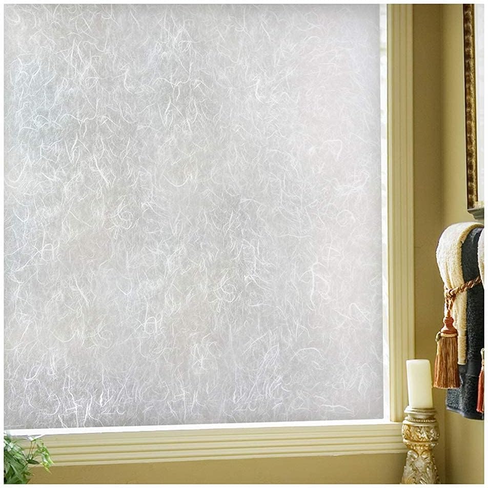 BDF 4RP – Película decorativa para ventana, papel de arroz blanco (48 pulgadas x 22 pies)
