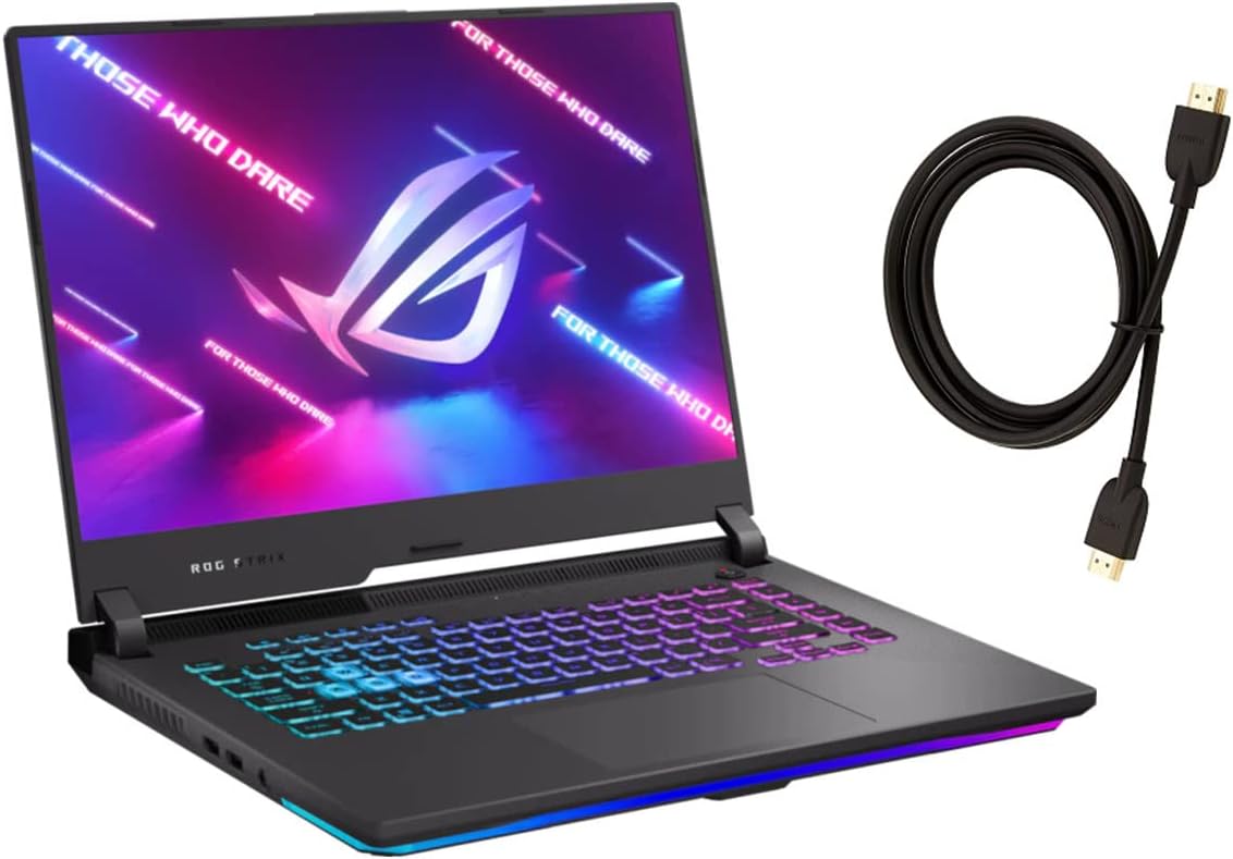 ASUS Laptop ROG Strix G15 de 15.6 pulgadas  Procesador AMD Ryzen 7 4800H  NVIDIA GeForce RTX 3060  32 GB DDR4 RAM  512 GB SSD  Teclado Chiclet