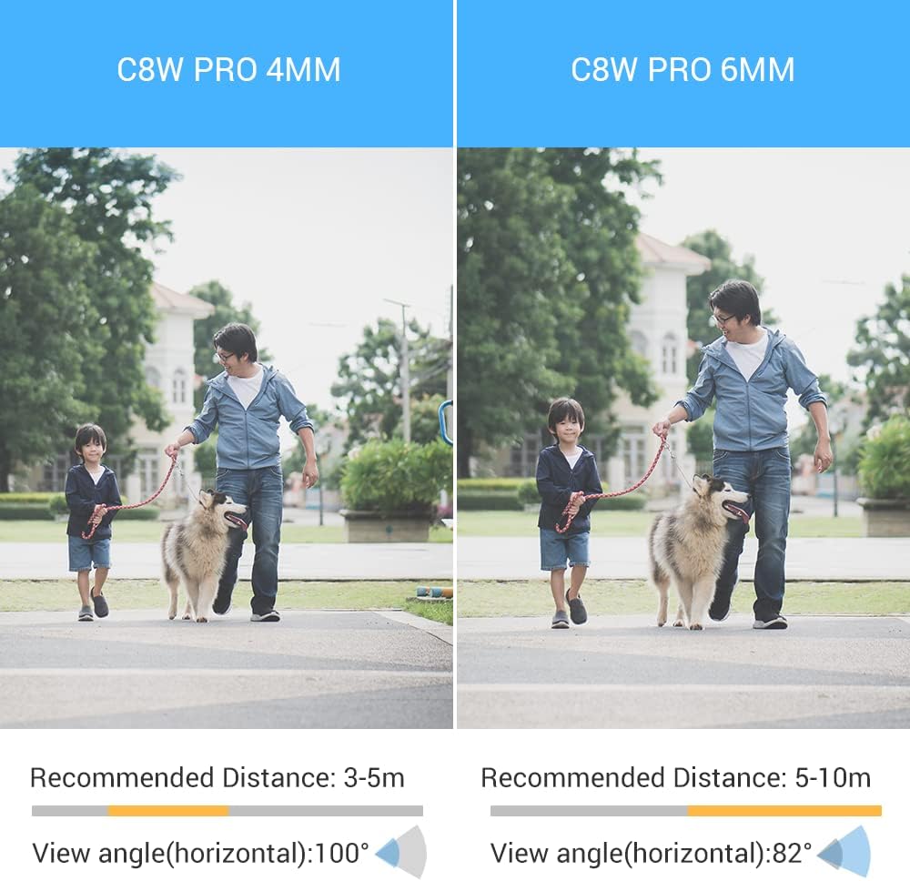 EZVIZ Cámara de seguimiento automático para exteriores, 2K, seguimiento de 12 puntos preestablecidos, cobertura visual de 360, impermeable, visión