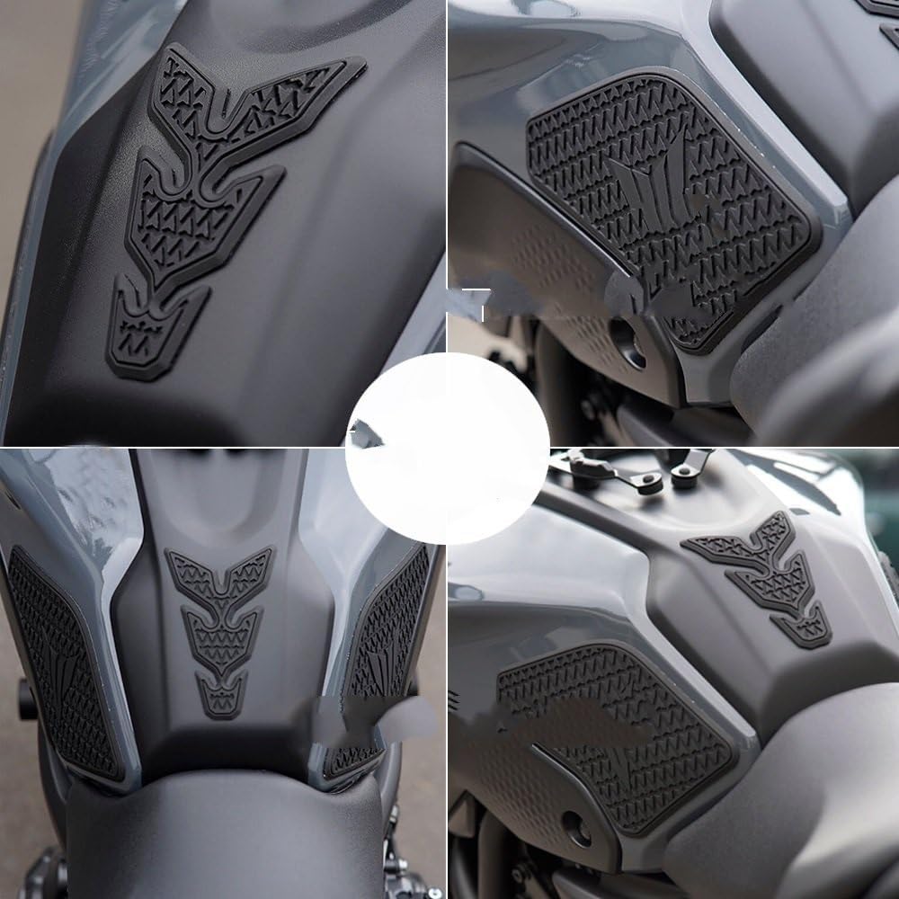 Adhesivo para tanque de combustible para motocicleta, antideslizante, para tanque de combustible, impermeable, adhesivo de goma para Y&AMAHA MT-07