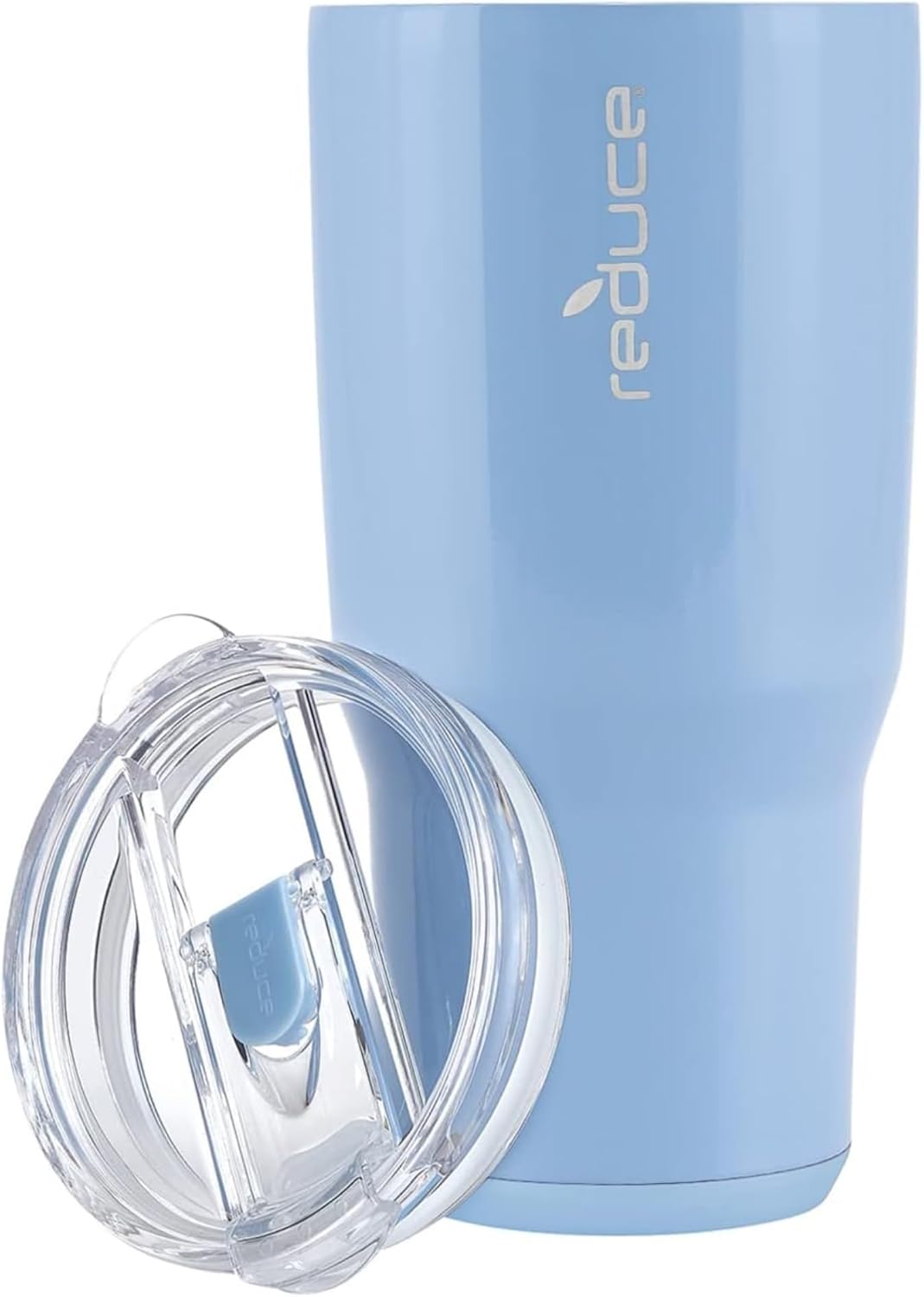 Reduce Cold1 – Vaso de acero inoxidable aislado al vacío de 34 onzas con tapa y popote, mantiene las bebidas frías hasta 36 horas, marcas internas