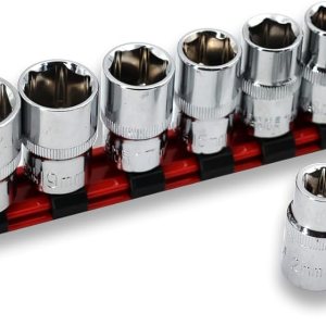 YSMD Juego de llaves de vaso de 12″, juego de manguitos métricos 10 piezas, juego de llaves métricas de maquinista, juego de enchufes poco profundos YSMD Juego de llaves de vaso de 12″, juego de manguitos métricos 10 piezas, juego de llaves métricas de maquinista, juego de enchufes poco profundos