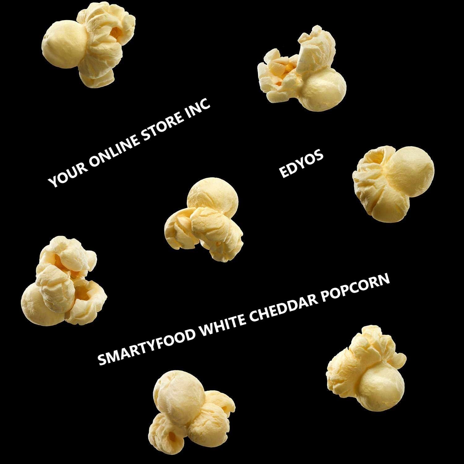 EDYOS Smartfood Palomitas de maíz cheddar blanco, bolsas de 58 onzas, paquete de 10
