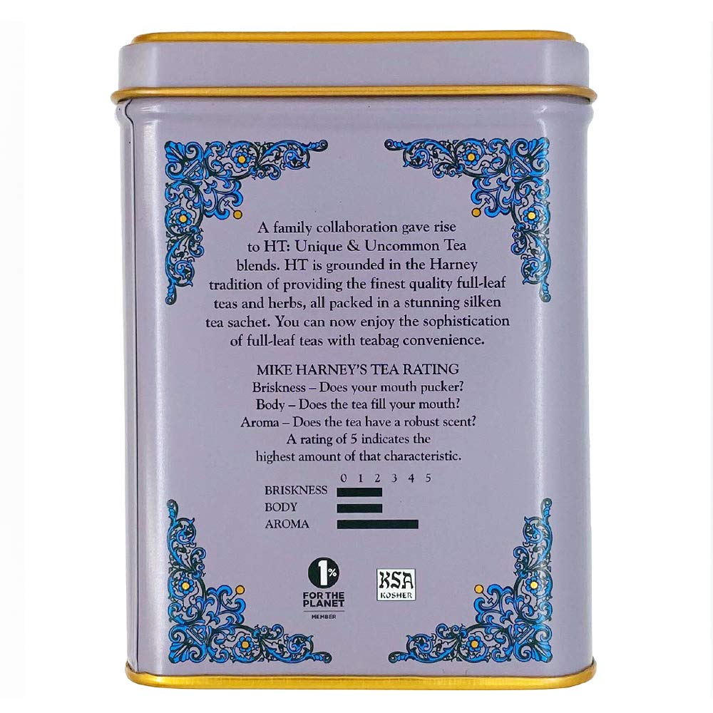 Harney & Sons Paquete de bolsitas de lata de té negro (20 unidades)