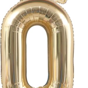 Juego de globos del número 0 de oro blanco de 40 pulgadas, decoraciones de fiesta de cumpleaños. (0) Juego de globos del número 0 de oro blanco de 40 pulgadas, decoraciones de fiesta de cumpleaños. (0)