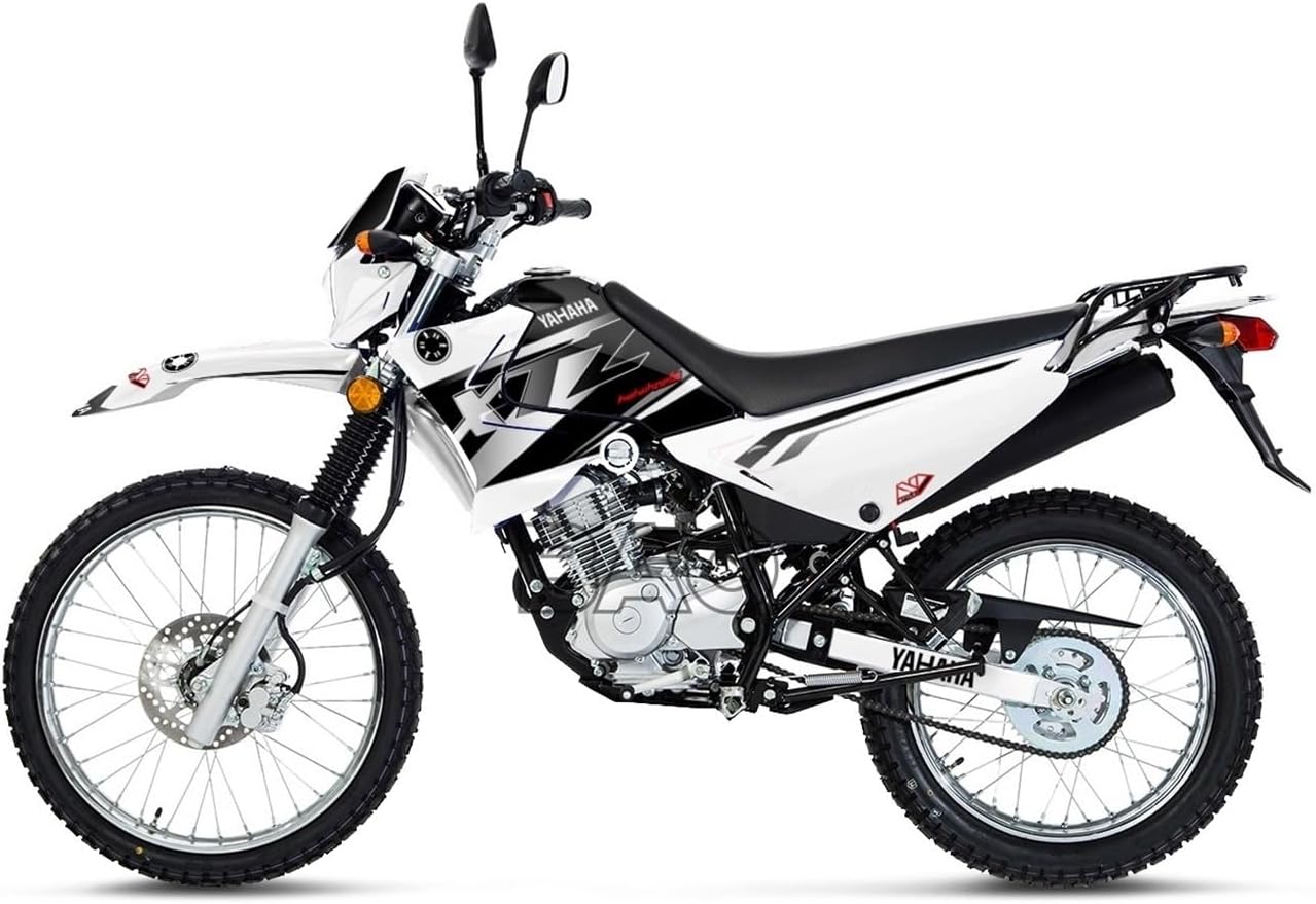 Kit de calcomanías gráficas para motocicleta compatible con YAM.AHA XTZ125 hnjgf