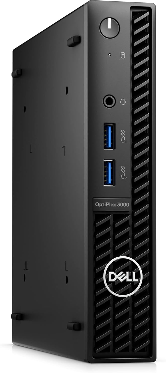 Dell Escritorio Micro Tower Optiplex 3000 3000 (2022)  Core i5 – 500GB HDD – 8GB RAM  6 núcleos a 3.8 GHz – CPU de 10. generación Win 10 Home