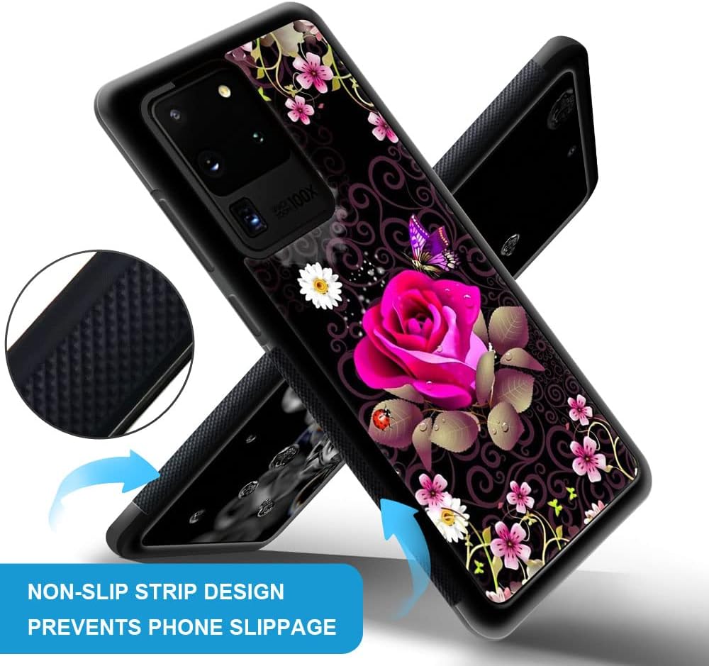 ZHEGAILIAN Funda compatible con Samsung Galaxy S20 Ultra, funda de poliuretano termoplástico suave compatible con Galaxy S20 Ultra de 6.9 pulgadas y