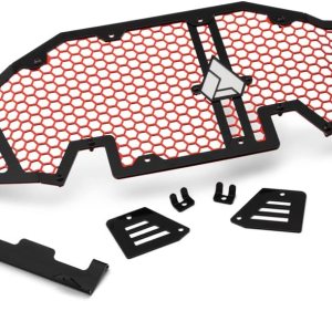 Assault Industries Hellfire V2 – Rejilla frontal para Polaris RZR Turbo RPro R, color rojo, diseño de 3 piezas para una fácil personalización Assault Industries Hellfire V2 – Rejilla frontal para Polaris RZR Turbo RPro R, color rojo, diseño de 3 piezas para una fácil personalización