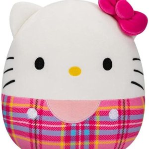 Squishmallows Cuadros rojos de Hello Kitty de 10″ Squishmallows Cuadros rojos de Hello Kitty de 10″