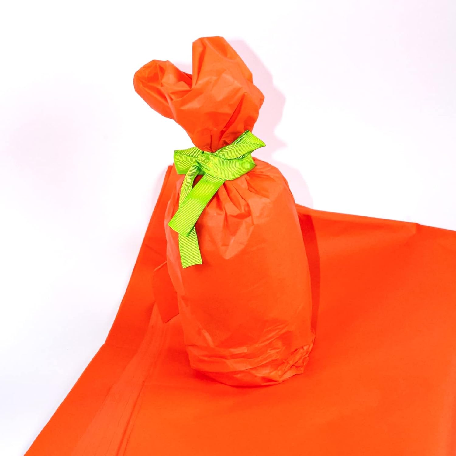 RUSPEPA Papel de seda para envolver regalos, papel de seda naranja para envoltura de regalo, manualidades de arte, bricolaje, bolsas de paquete,