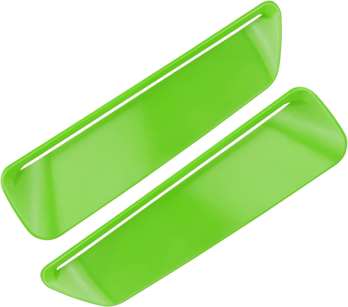 Mejiao Cubierta decorativa de ventilación de aire acondicionado para Dodge Challenger 2015-2020, color verde, 2 unidades
