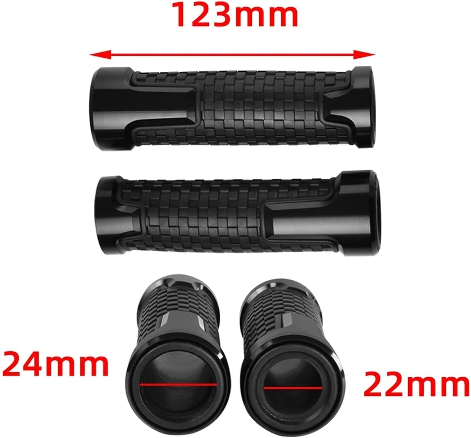 Comfort Handle 78” 22MM Motorcycle Accessories with Logo for MT07 MT-07 MT09 MT-09 MT03 MT-03 Mt03 Handlebar Grips Racing Grip