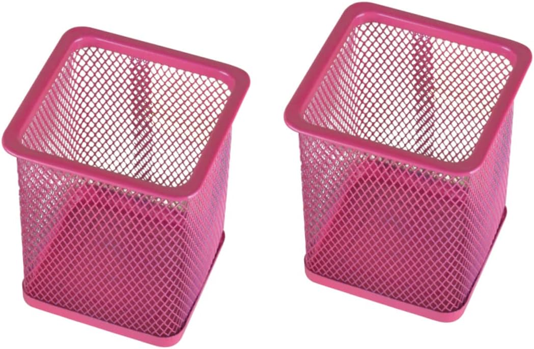 STOBOK 6 piezas de soporte para pinceles de arte, portalápices, tazas, bolígrafos, recipiente, organizador de lápices, organizador de bolígrafos