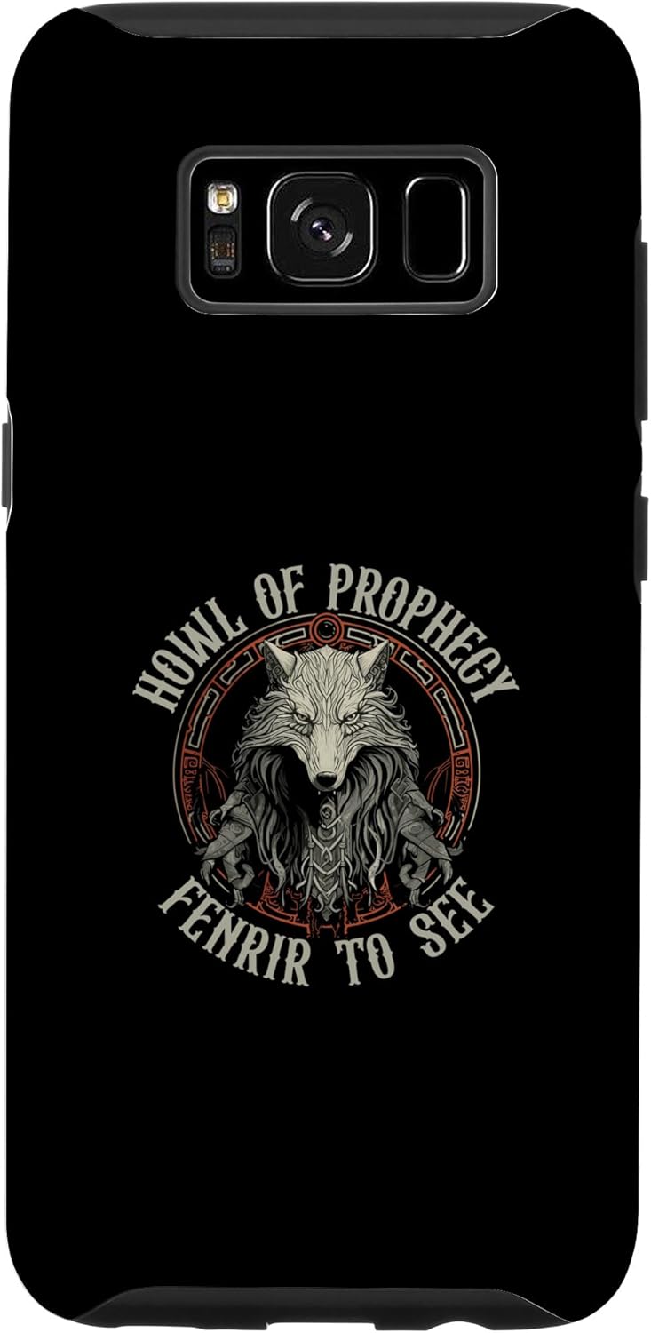 Galaxy S8 Fenrir Wolf Viking Scandinavian Pride Norsemen Odins Wolf Case