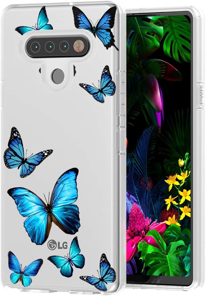 Funda de teléfono para LG Stylo 6, para LG Stylo6 para niñas y mujeres, transparente, delgada, a prueba de golpes, suave, flexible, TPU trasero,