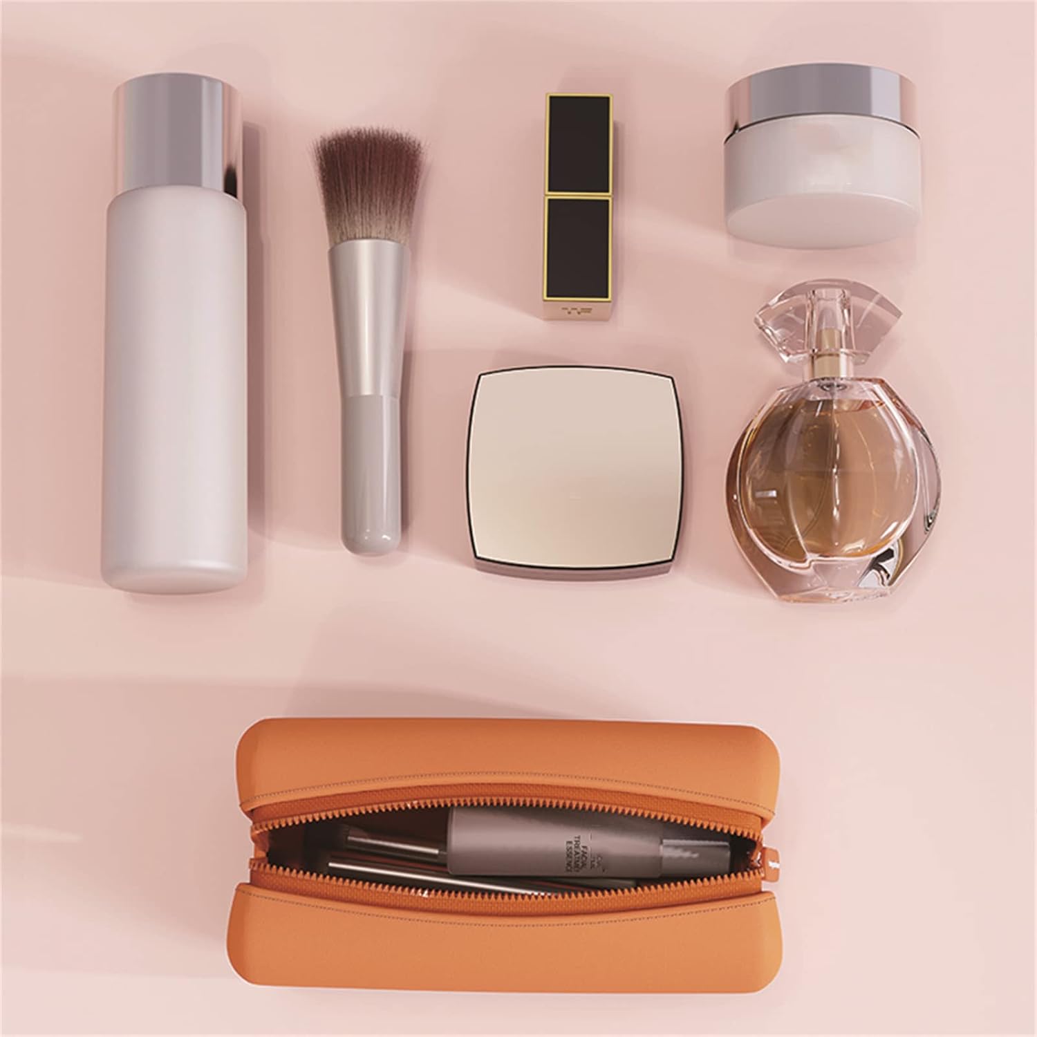 BUEAY Bolsa de maquillaje – Estuche de cosméticos para mujer, estuche de cosméticos, organizador de viaje, neceser para niñas, bolsa de cepillo de
