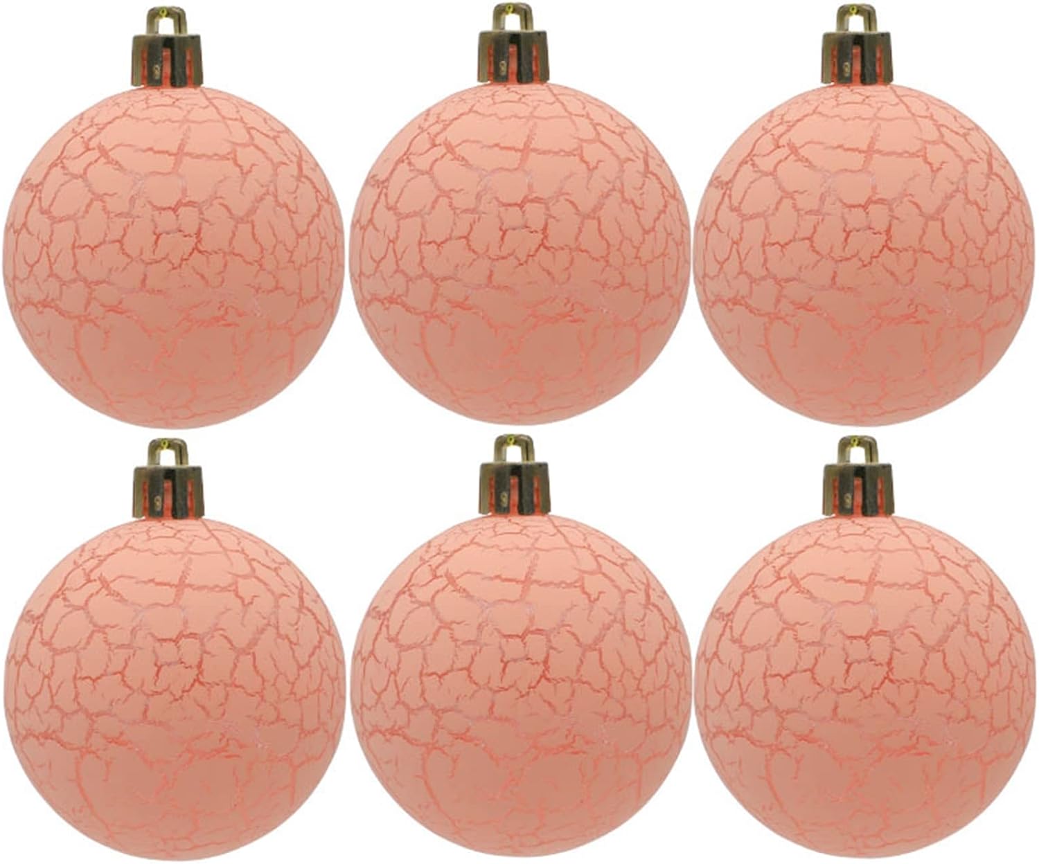6 adornos de bolas colgantes de Navidad, 6 bolas de Navidad, decoración de árbol de Navidad, decoración colgante de 3.1 in para árbol de Navidad,