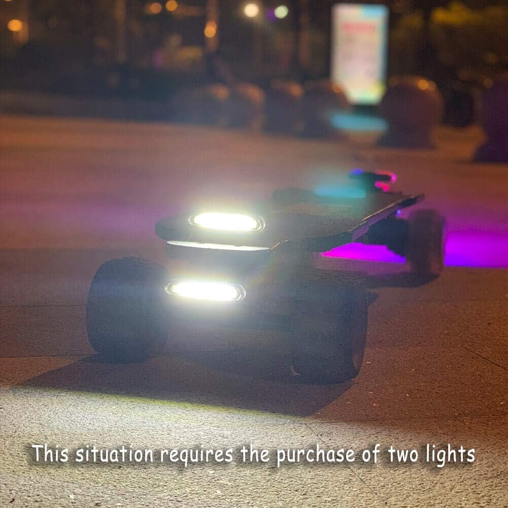 IWONDER V3.0 Luces de monopatín Longboard USB Recargables Luces Super Brillante Led Eléctrica Monopatín Luz Accesorio Al Aire Libre Impermeable