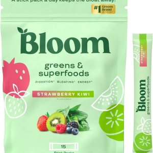 Bloom Nutrition Superfood Greens – Paquetes de barras en polvo, enzimas digestivas con probióticos y prebióticos, salud intestinal, alivio de la Bloom Nutrition Superfood Greens – Paquetes de barras en polvo, enzimas digestivas con probióticos y prebióticos, salud intestinal, alivio de la