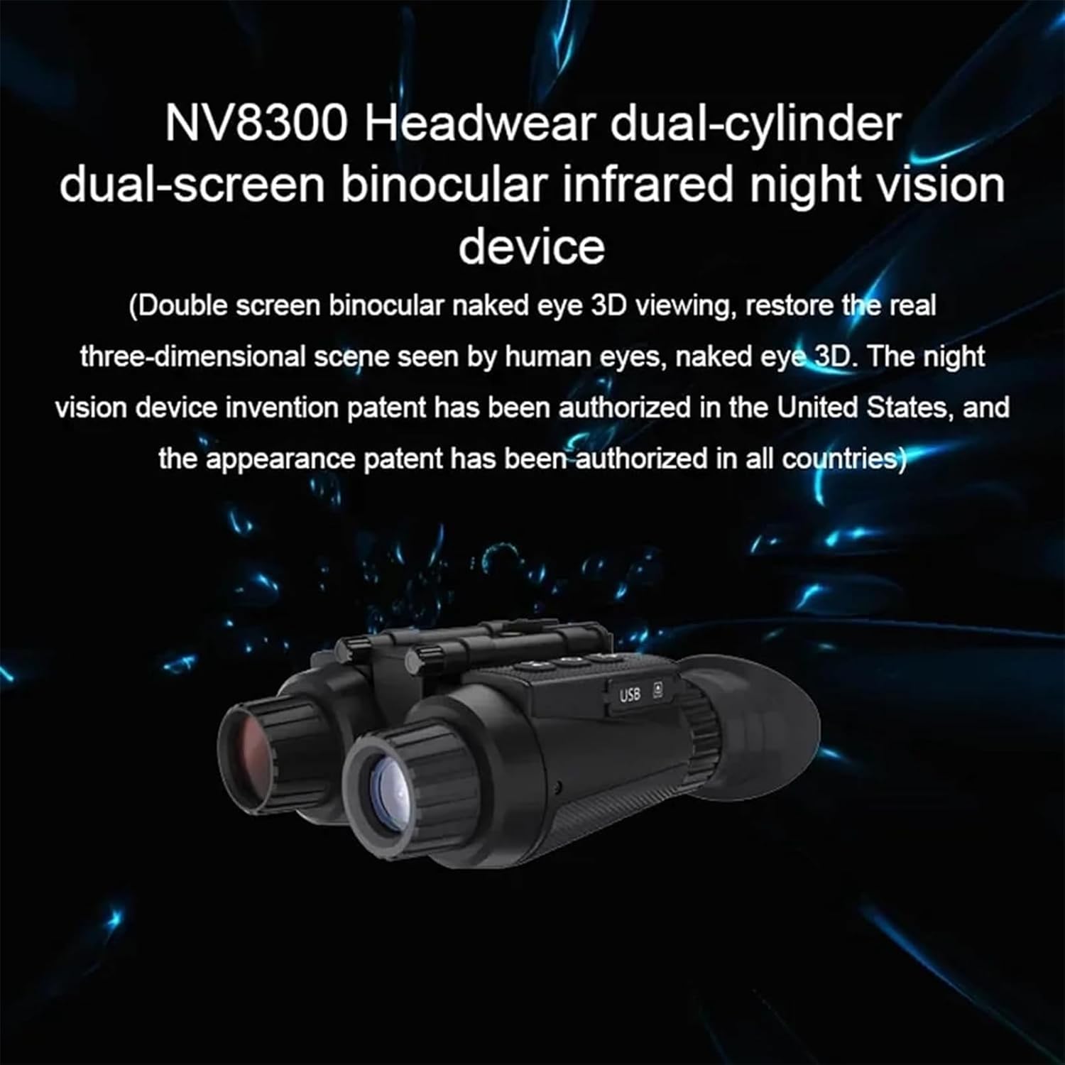 Gafas de visión nocturna con tarjeta de memoria de 32 GB para adultos, casco táctico militar 4K digital infrarrojo para caza, observación de vida
