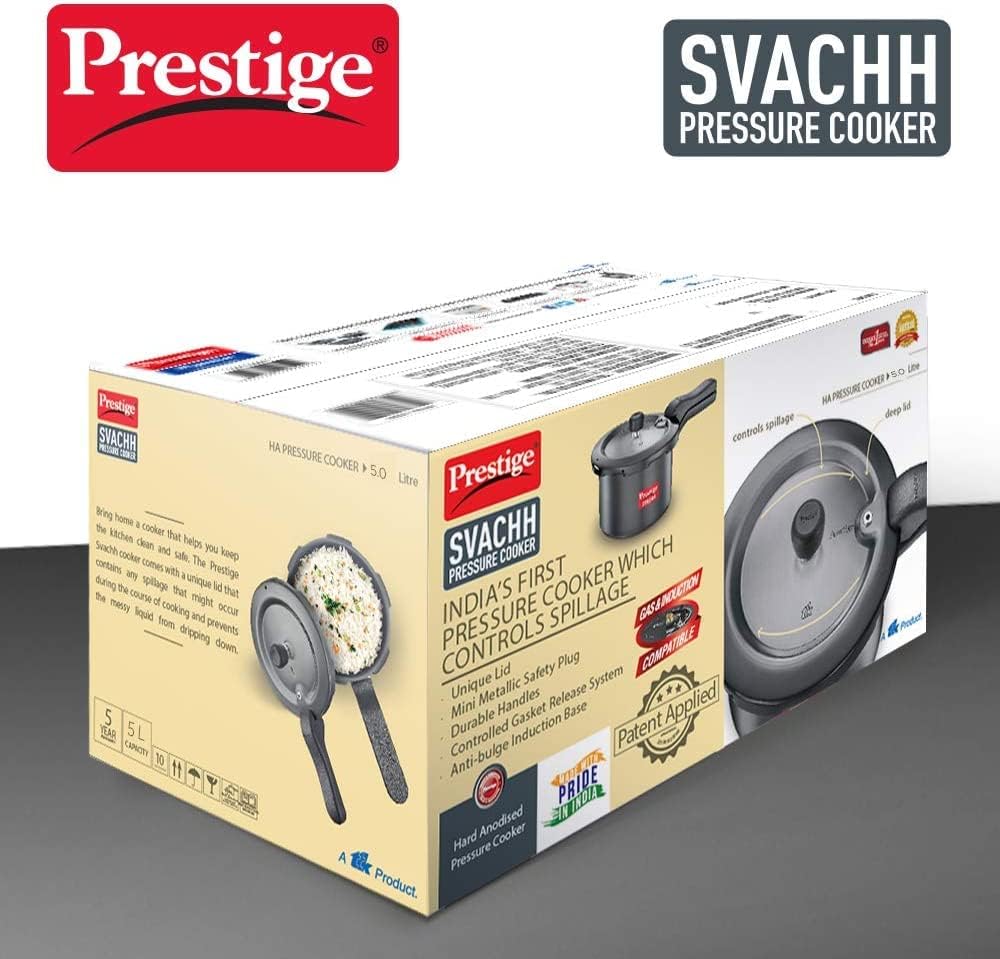 Prestige PRHASP Olla a presión de sartén senior anodizada dura