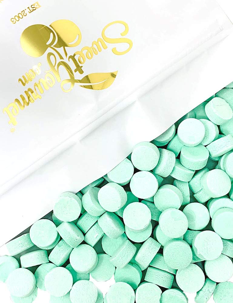 SweetGourmet Pastillas de menta verde  Caramelos a granel de mentas de Canadá  3 libras