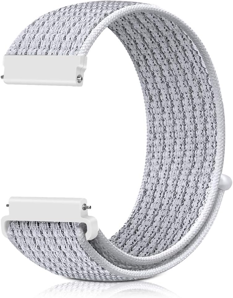 Correas deportivas de nailon de liberación rápida de 0.709 in compatibles con Garmin Venu 2SVivoactive 4SVicomove 3SFossil para mujer Gen 6 1.654