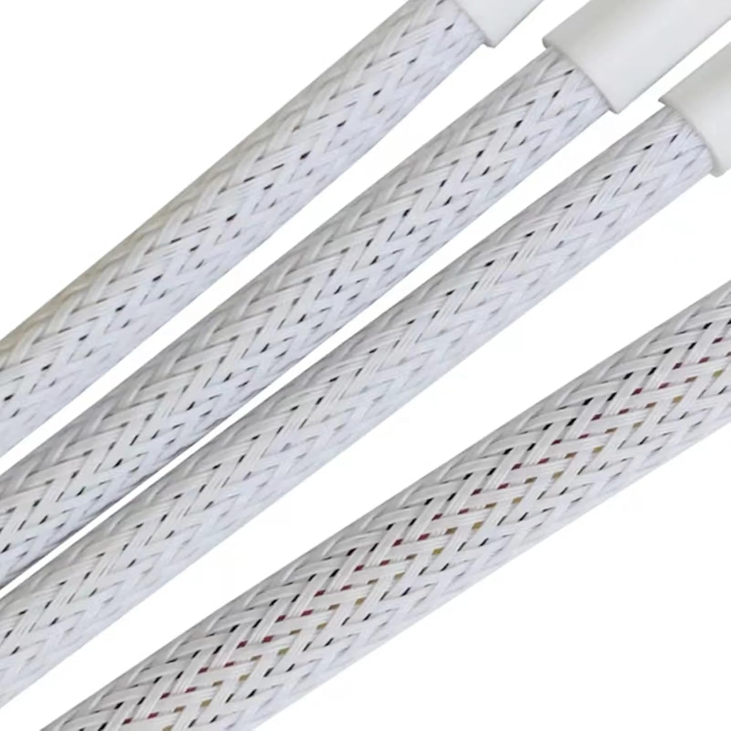 2 piezas de cable divisor de ventilador PWM de 1 a 3 4 pines, cable de extensión de alimentación de ventilador de PC trenzado con funda, 10.5