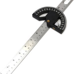 Buscador de ángulos transportador de 12 pulgadas, regla de ángulo ajustable de acero inoxidable, herramienta de medición de ángulo con herramienta Buscador de ángulos transportador de 12 pulgadas, regla de ángulo ajustable de acero inoxidable, herramienta de medición de ángulo con herramienta