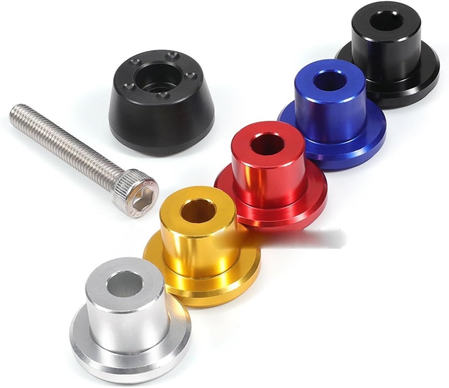 Para Yamaha MT07 MT09 MT03 MT01 FZ1 FZ07 FZ8 FZ09 YZF R7 R6 R1 R1M Marco de horquilla delantera de motocicleta deslizante Tornillo Perno Protección