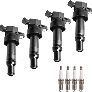 ENA Juego de 4 bobinas de encendido UF652 con bujía de iridio 94017 compatible con Hyundai Kia 2012 2013 2014 2015 2016 2017 2018 2019 Rio 2012-2019 ENA Juego de 4 bobinas de encendido UF652 con bujía de iridio 94017 compatible con Hyundai Kia 2012 2013 2014 2015 2016 2017 2018 2019 Rio 2012-2019